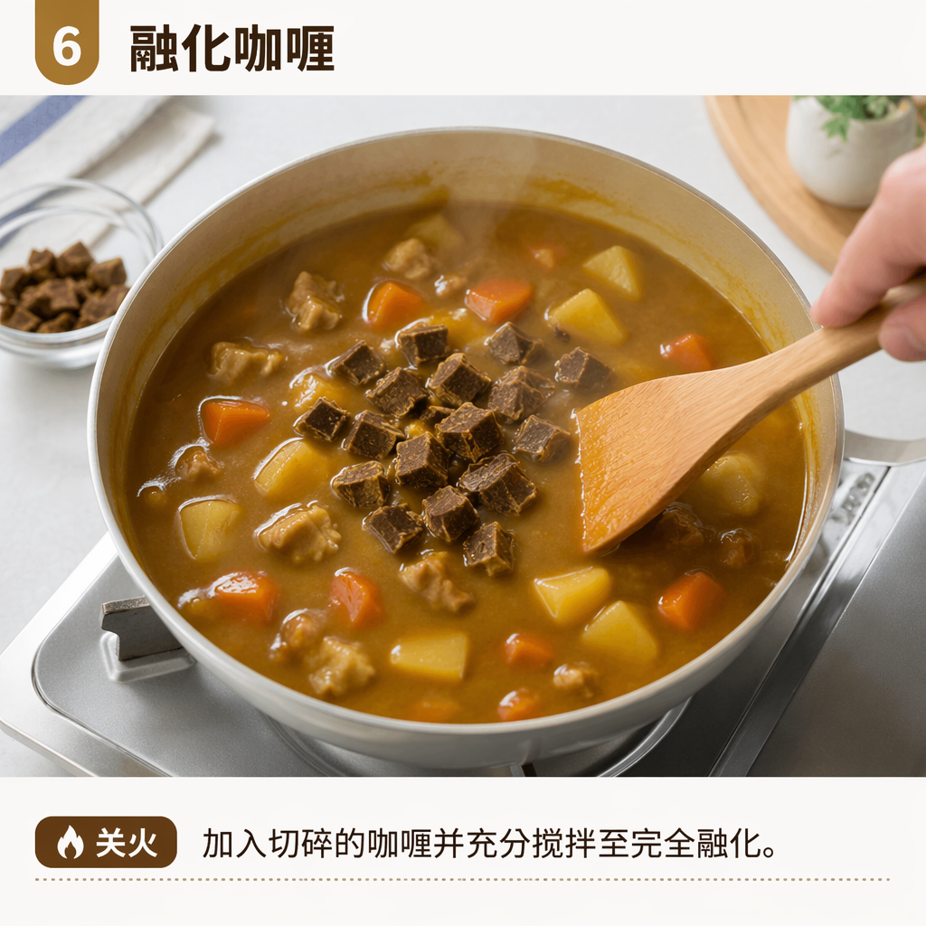 Step 6: Melt the Curry