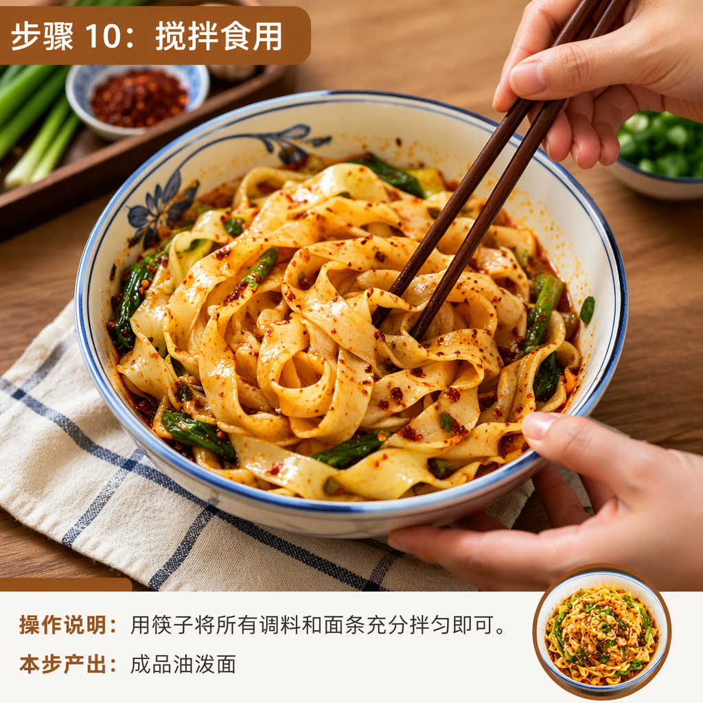 Step 10: Toss and Serve