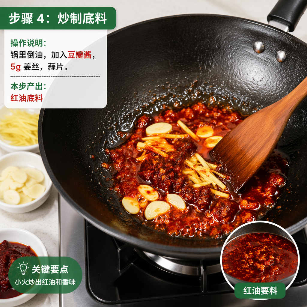 Step 4: Fry the Base Seasoning