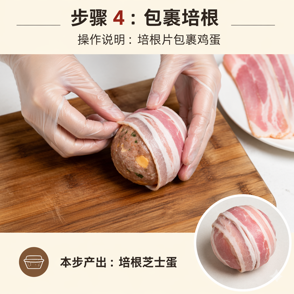 Step 4: Wrap in Bacon