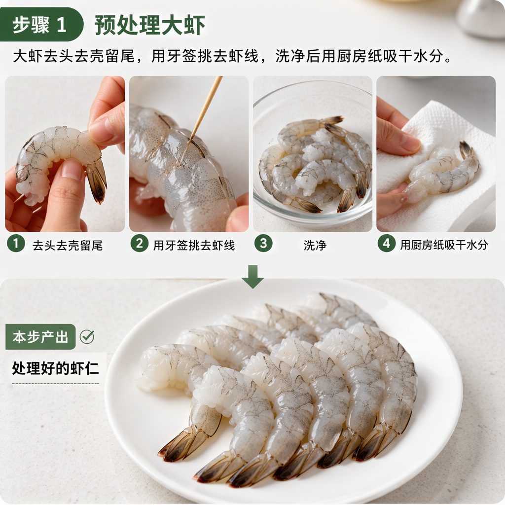 Step 1: Prep the Prawns