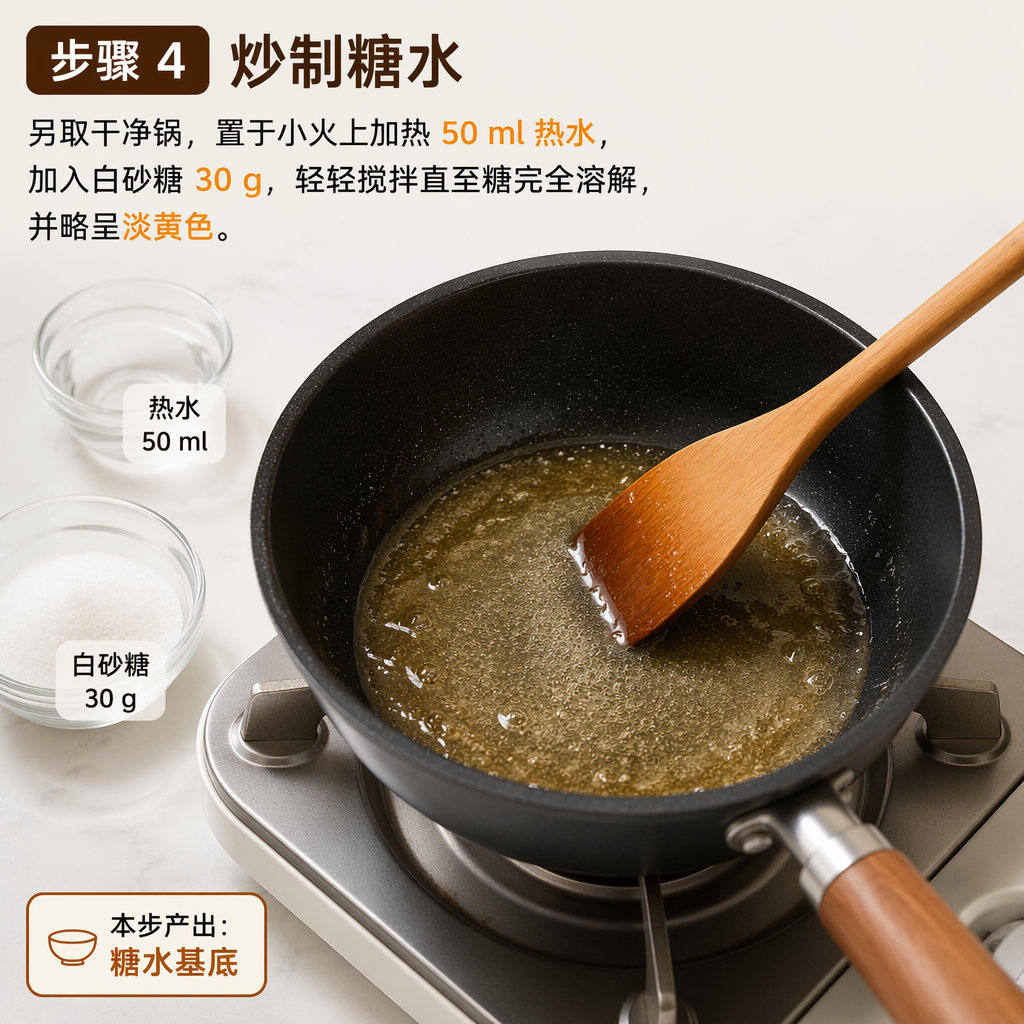 Step 4: Caramelize the Sugar