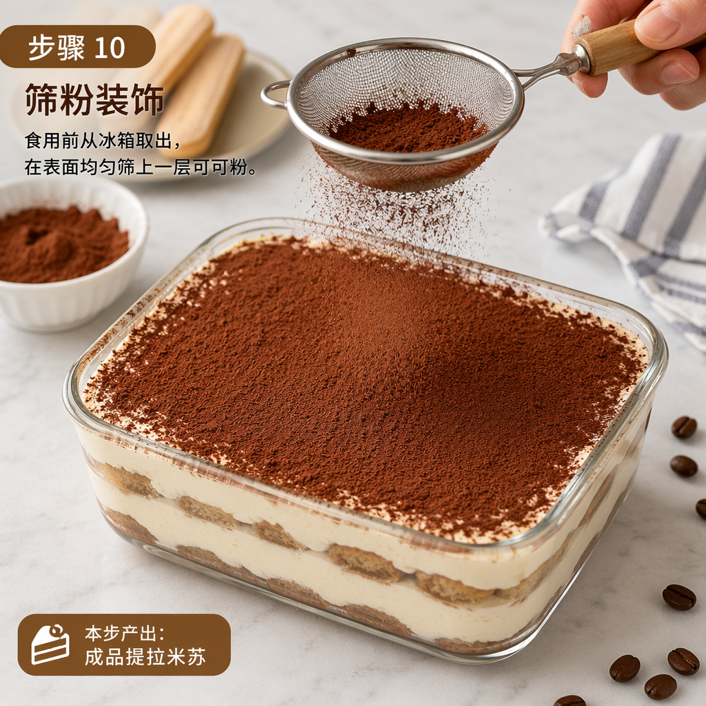 Step 10: Dust with Powder