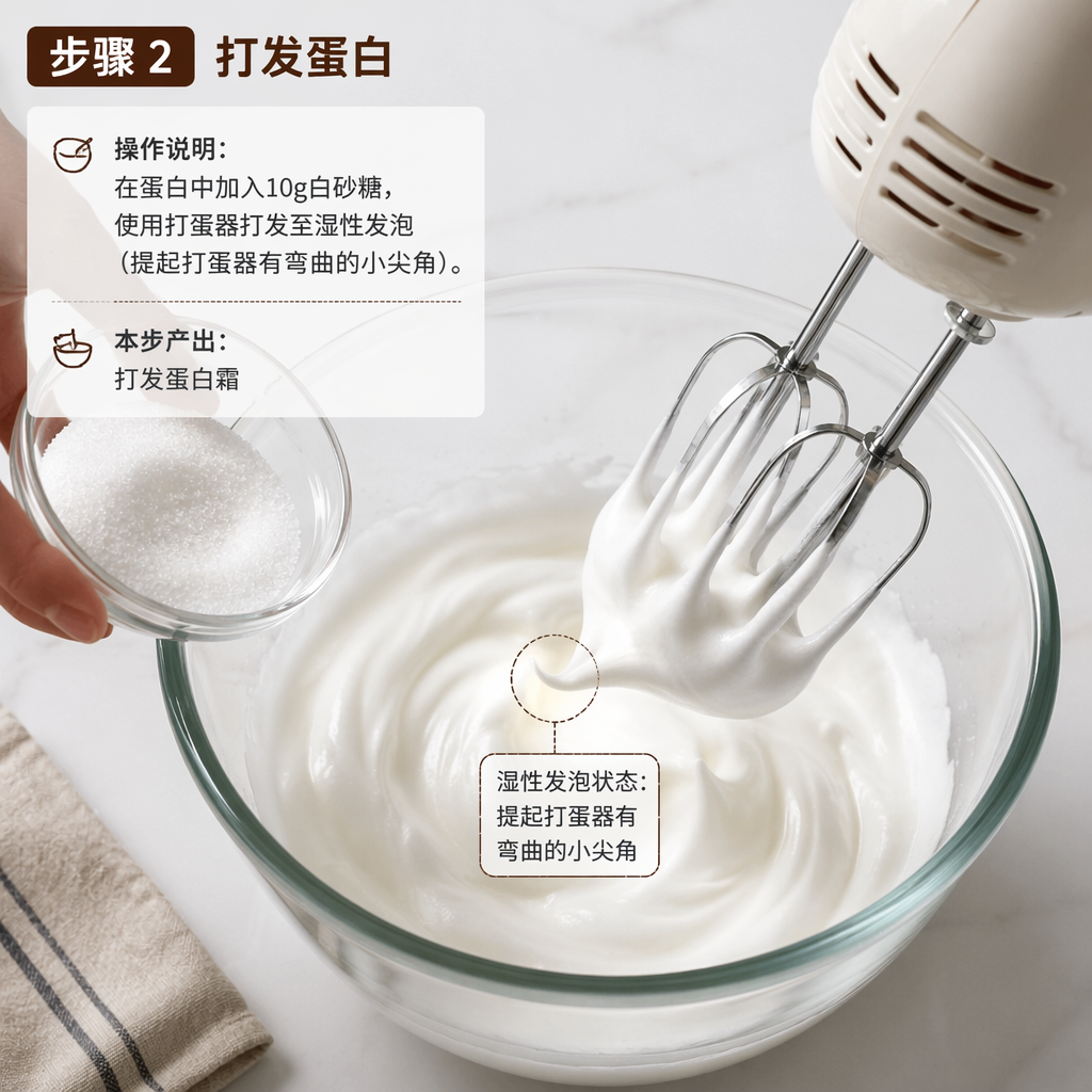 Step 2: Whip the Egg Whites