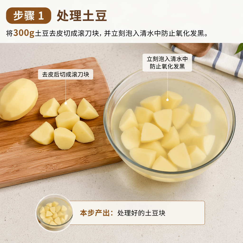 Step 1: Prepare the Potatoes