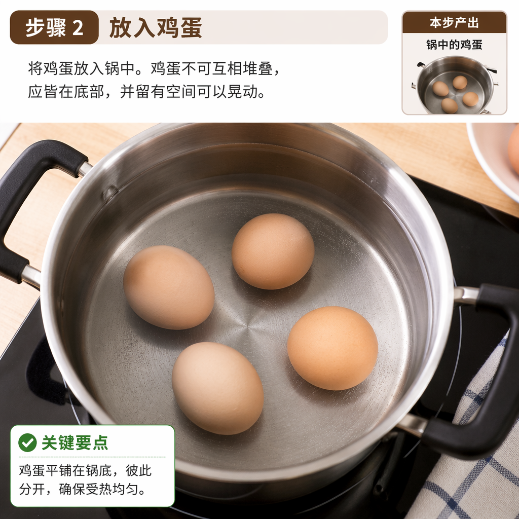 Step 2: Add the Eggs
