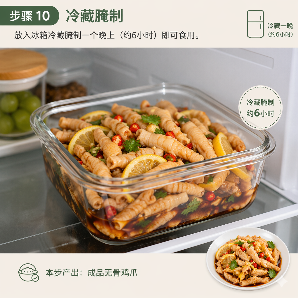 Step 10: Refrigerate and Marinate