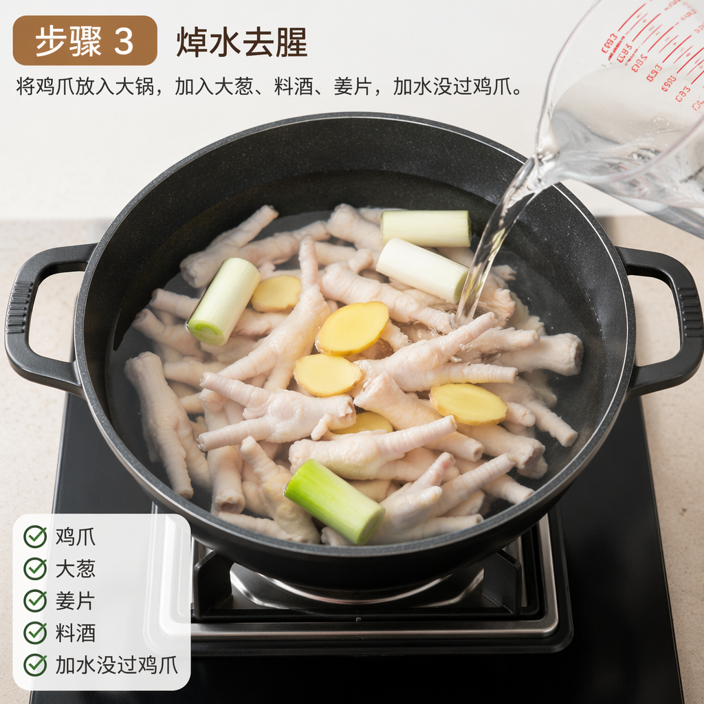 Step 3: Blanch to Remove Odor