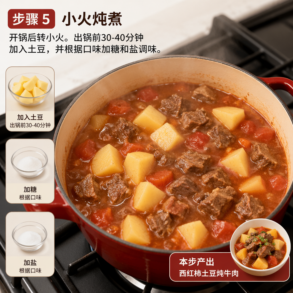 Step 5: Simmer on Low Heat