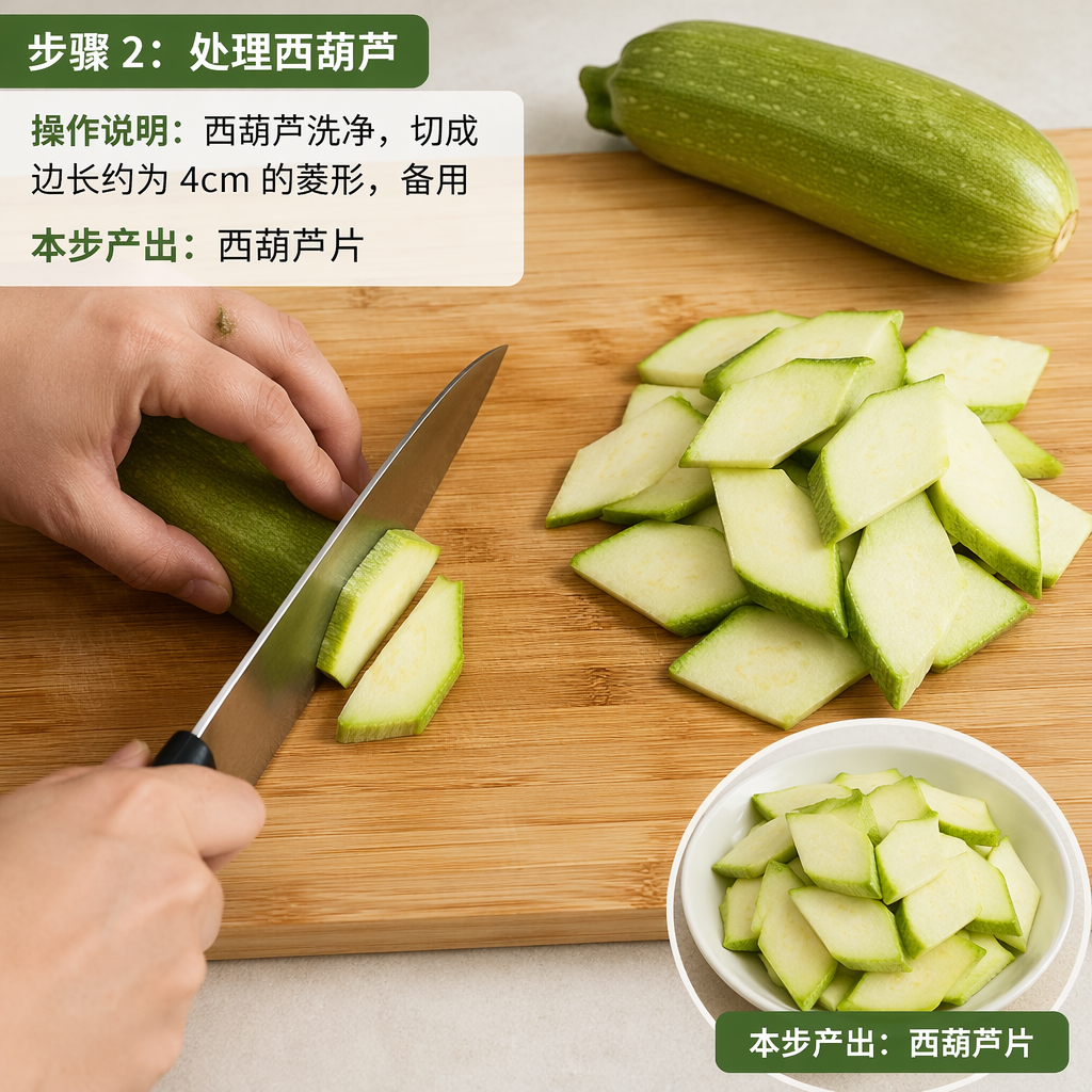 Step 2: Prep the Zucchini