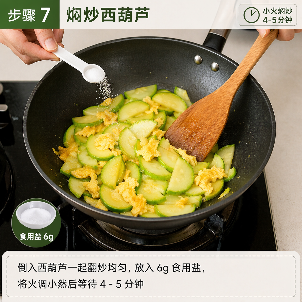 Step 7: Braise the Zucchini