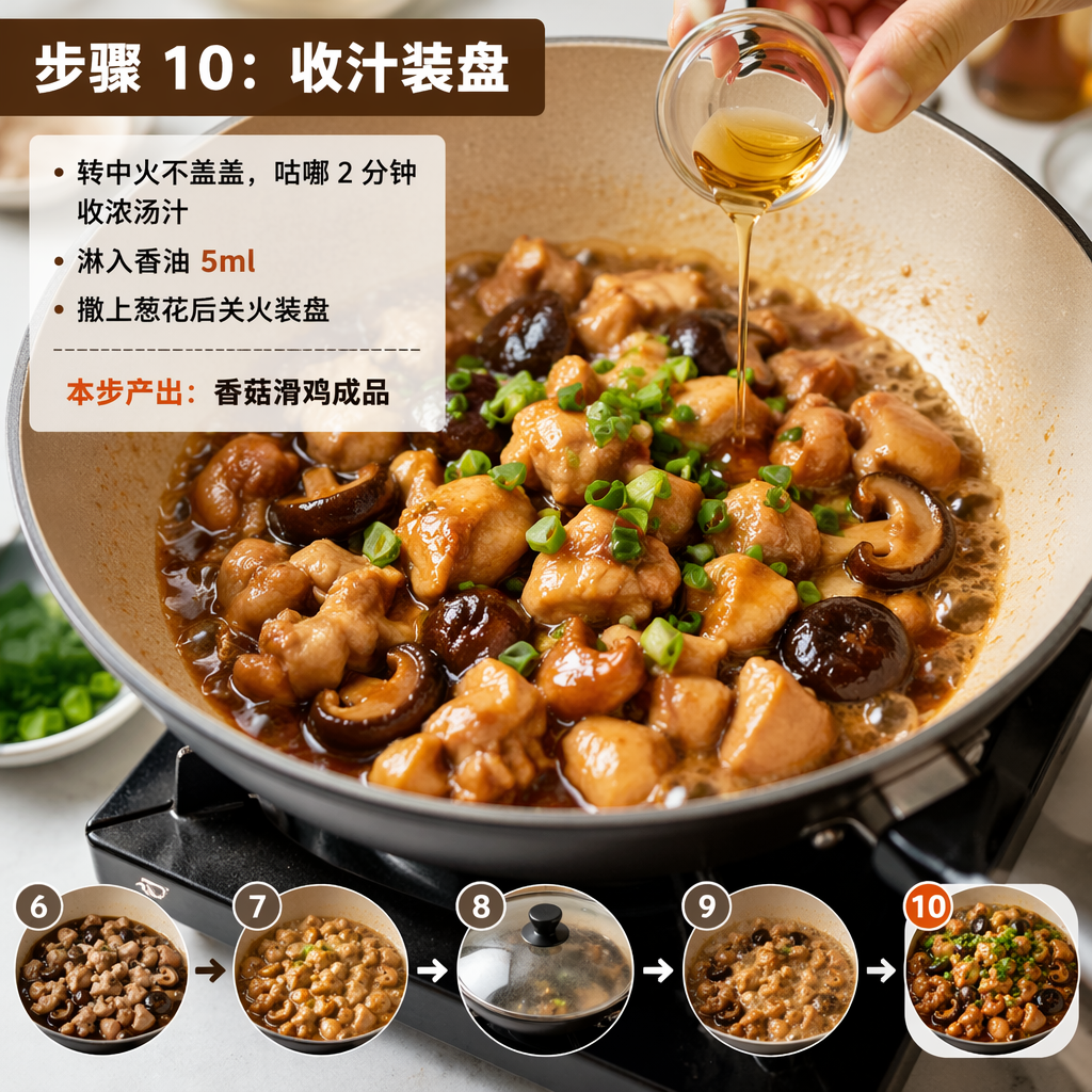 Step 10: Reduce and Plate