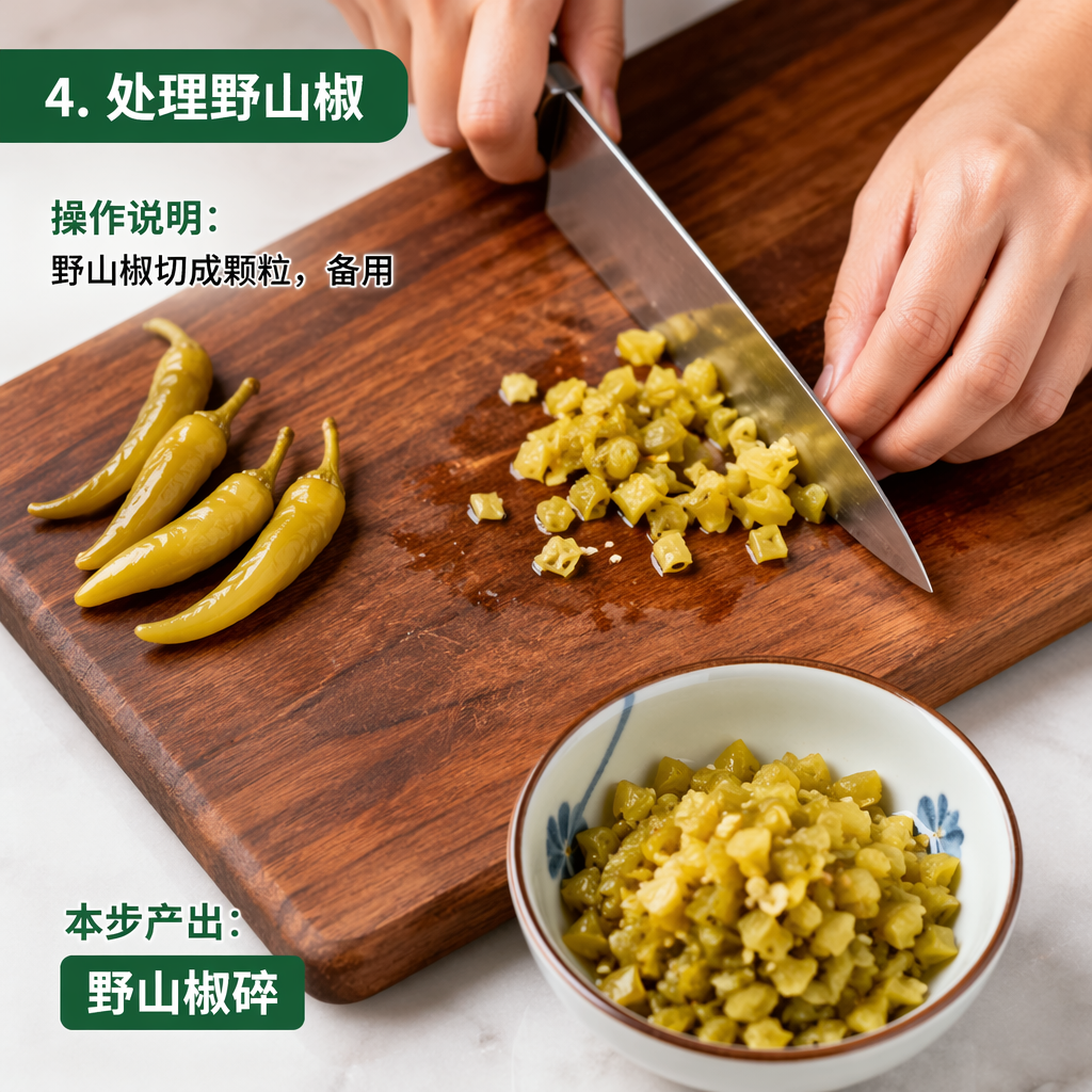 Step 4: Prep the Wild Mountain Pepper