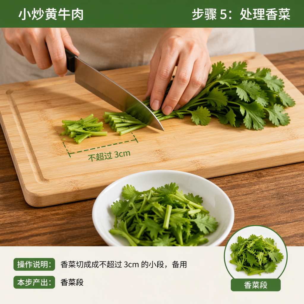 Step 5: Prep the Cilantro