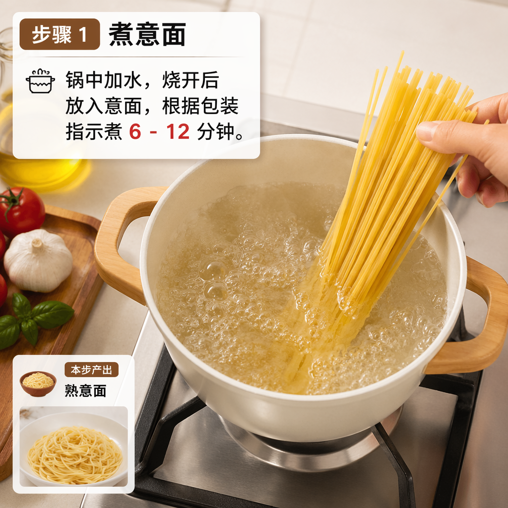 Step 1: Cook the Pasta