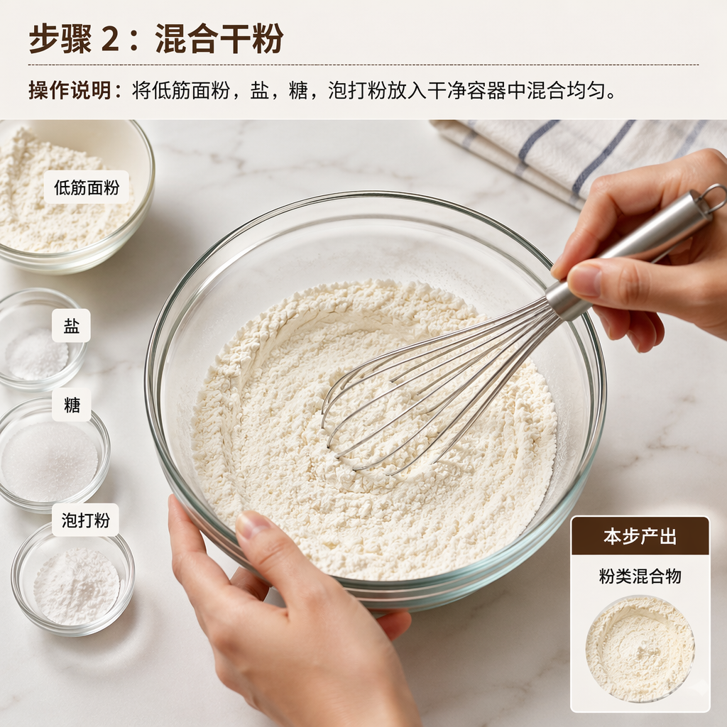 Step 2: Mix the Dry Ingredients