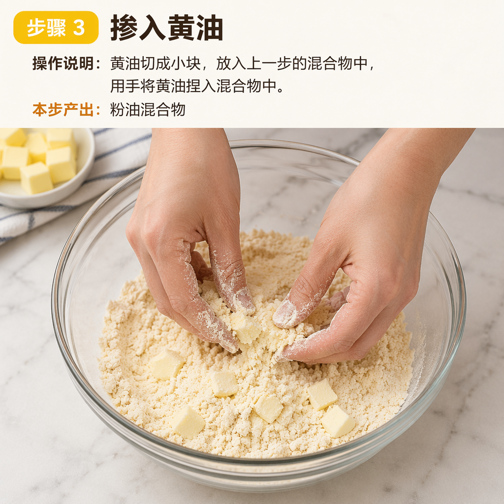 Step 3: Rub in the Butter