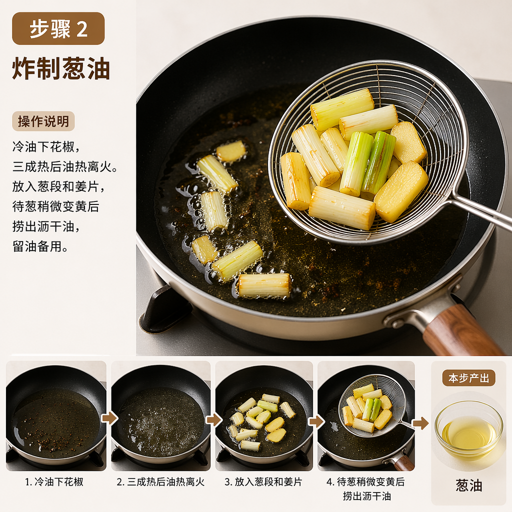 Step 2: Make the Scallion Oil