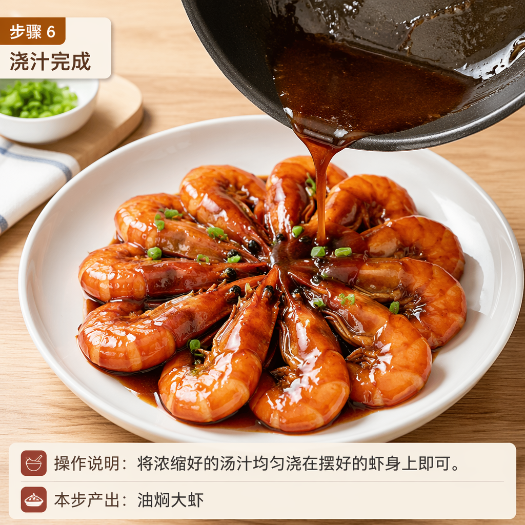 Step 6: Pour the Sauce and Finish