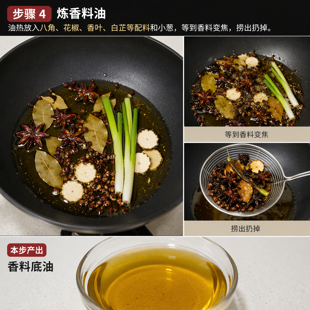 Step 4: Infuse the Oil with Spices