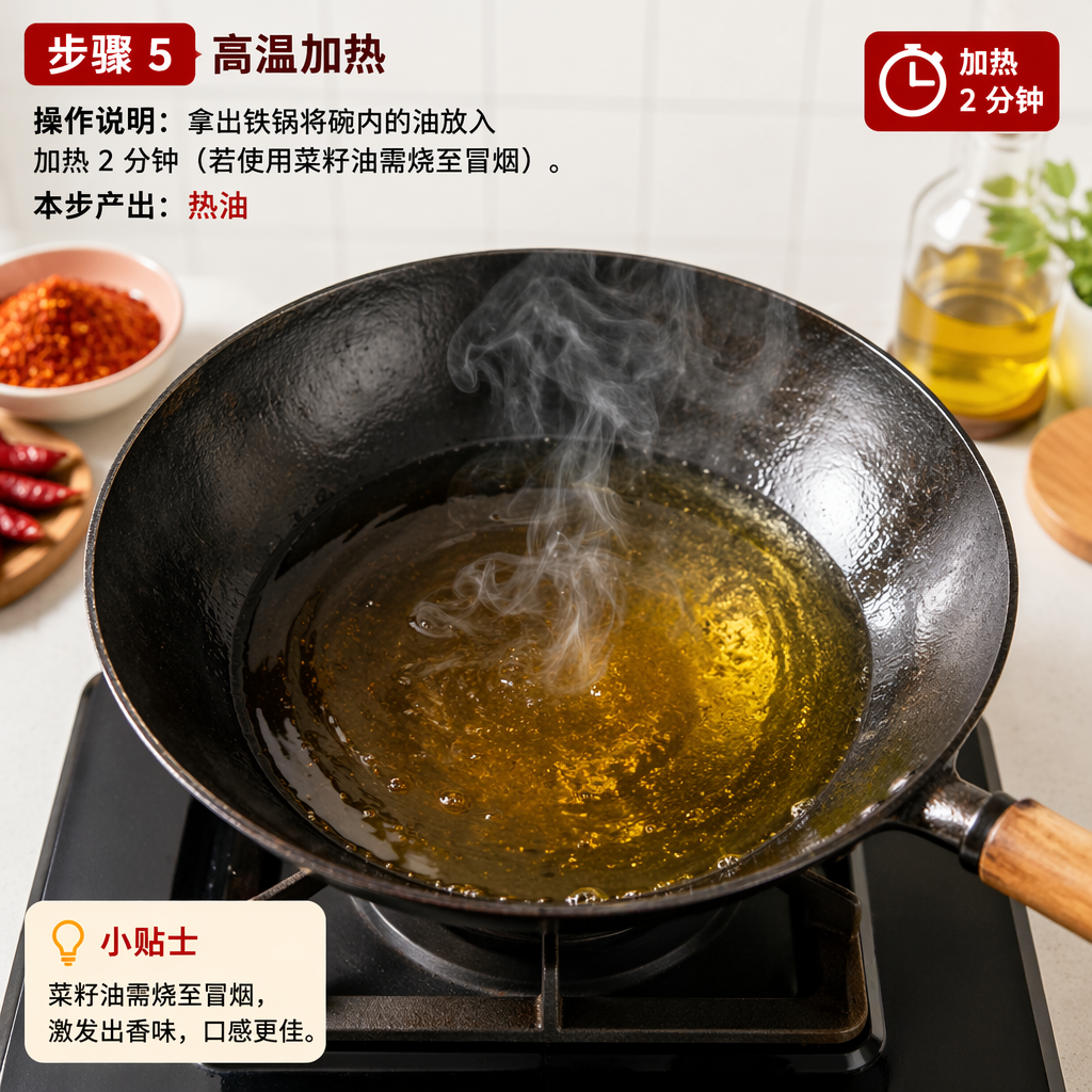 Step 5: Heat to High Temperature