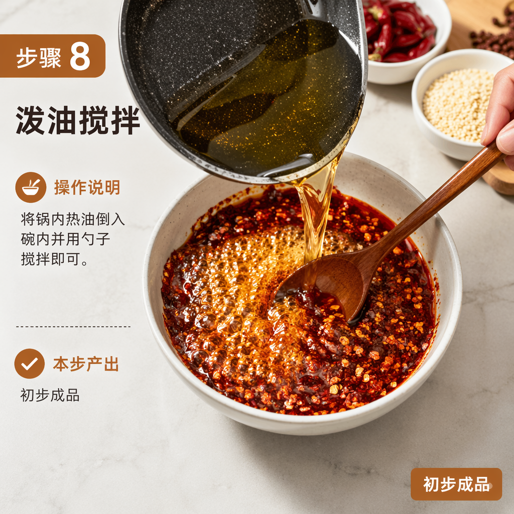 Step 8: Pour and Stir