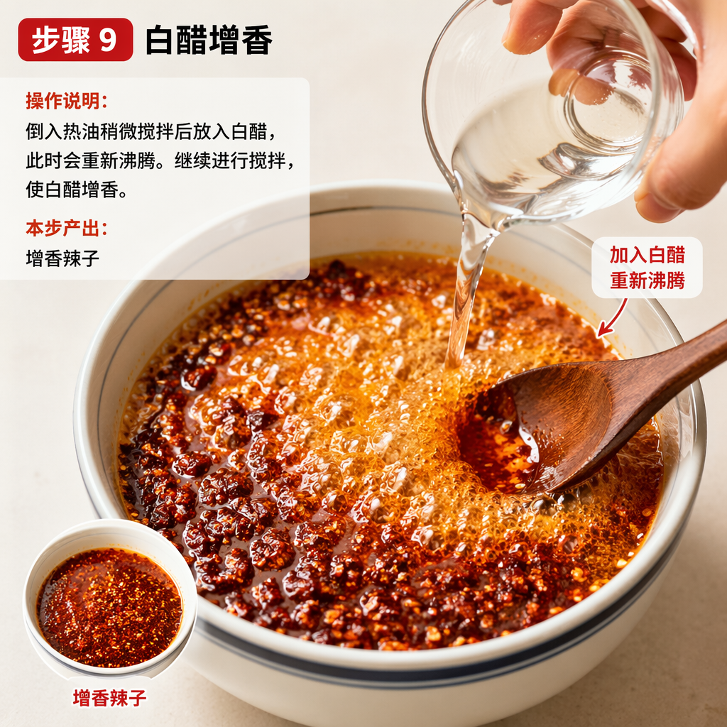 Step 9: Add White Vinegar for Aroma