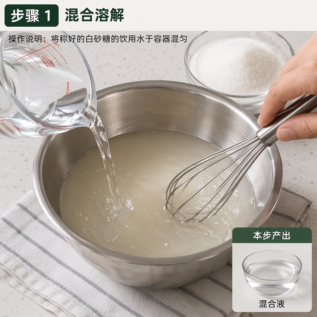 Step 1: Mix and Dissolve
