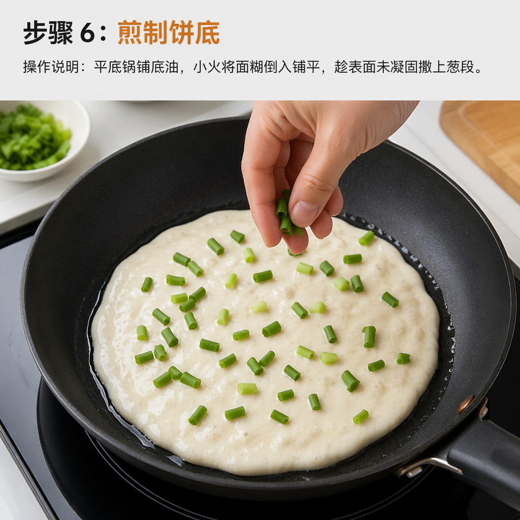 Step 6: Cook the Pancake Base