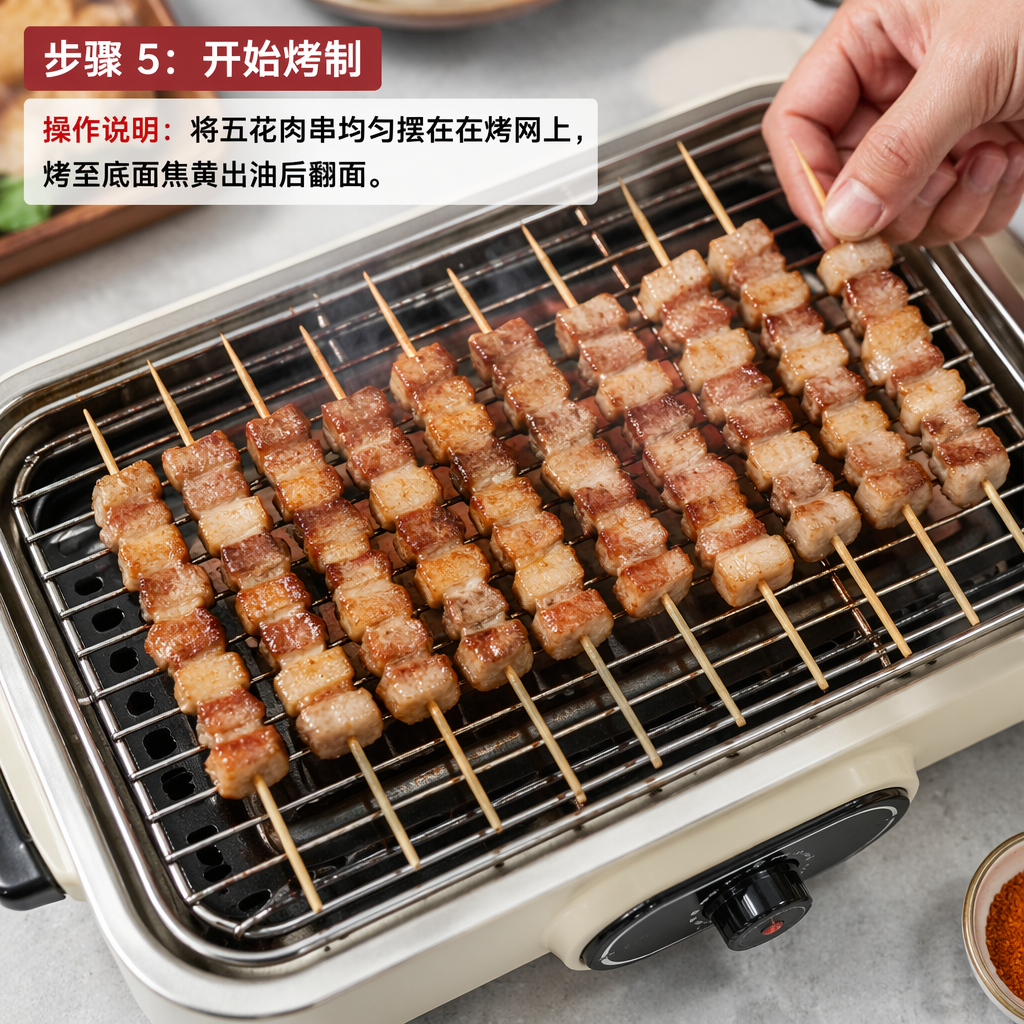 Step 5: Start grilling
