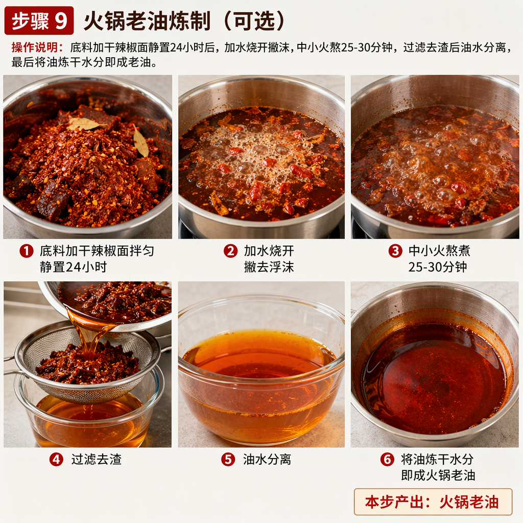Step 9: Make Hot Pot Aged Oil (Optional)
