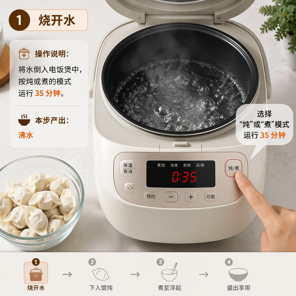 Step 1: Boil the Water