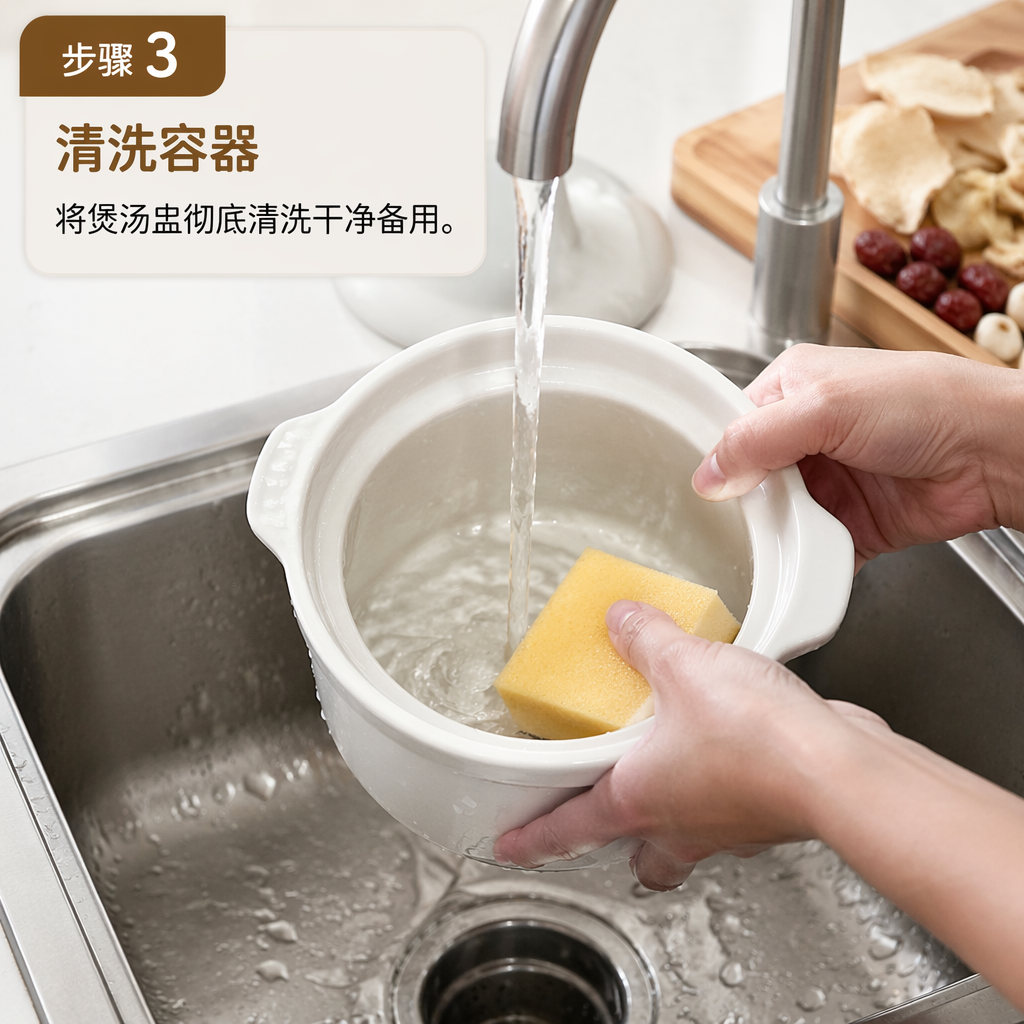 Step 3: Clean the Tureen