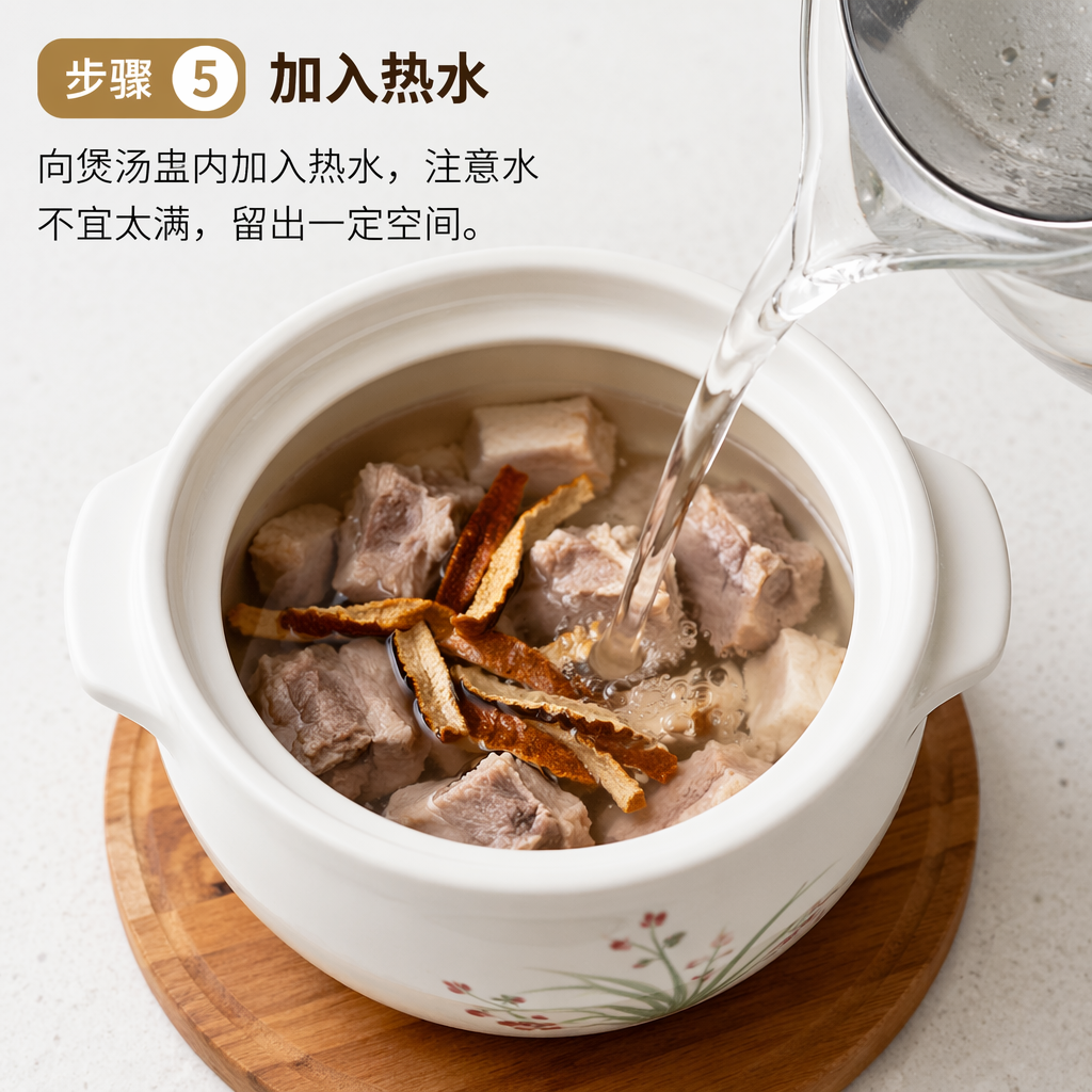 Step 5: Add Hot Water