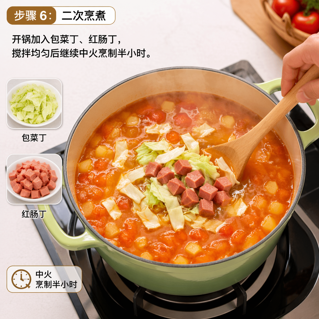 Step 6: Second Simmer