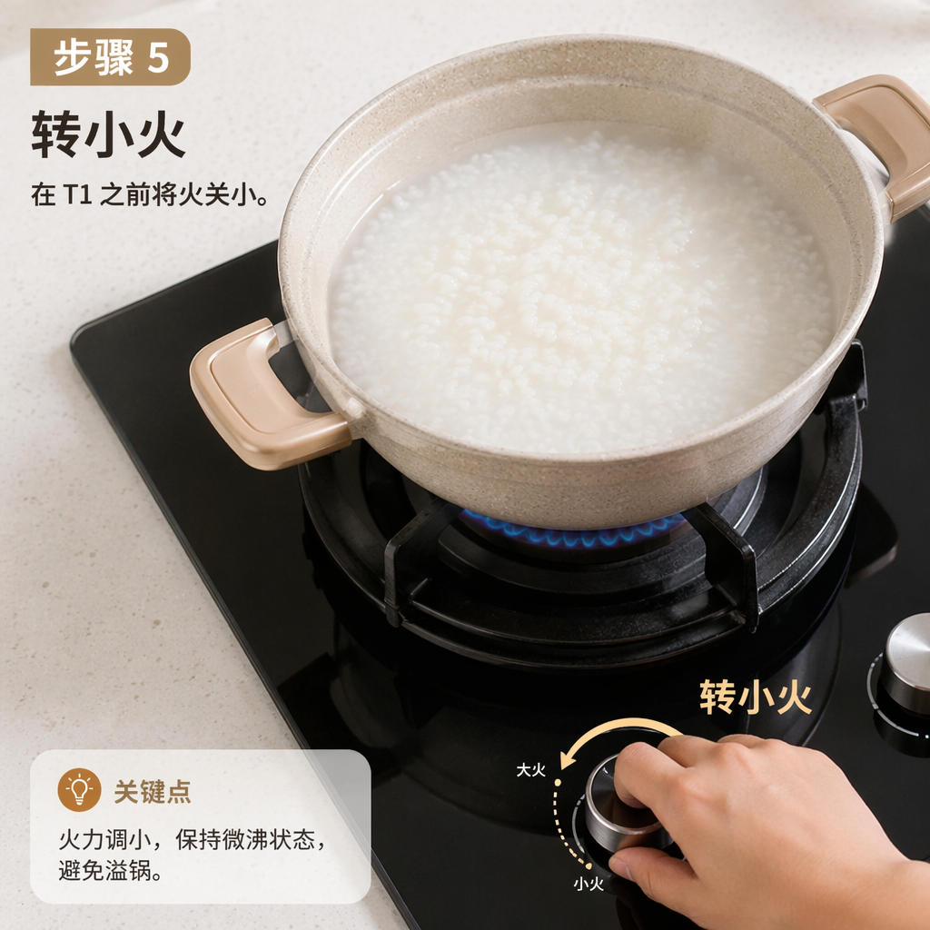 Step 5: Reduce to Low Heat