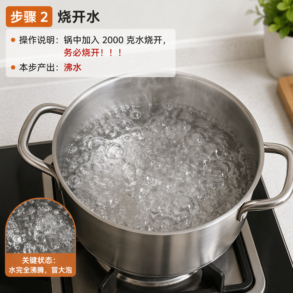 Step 2: Bring Water to a Boil