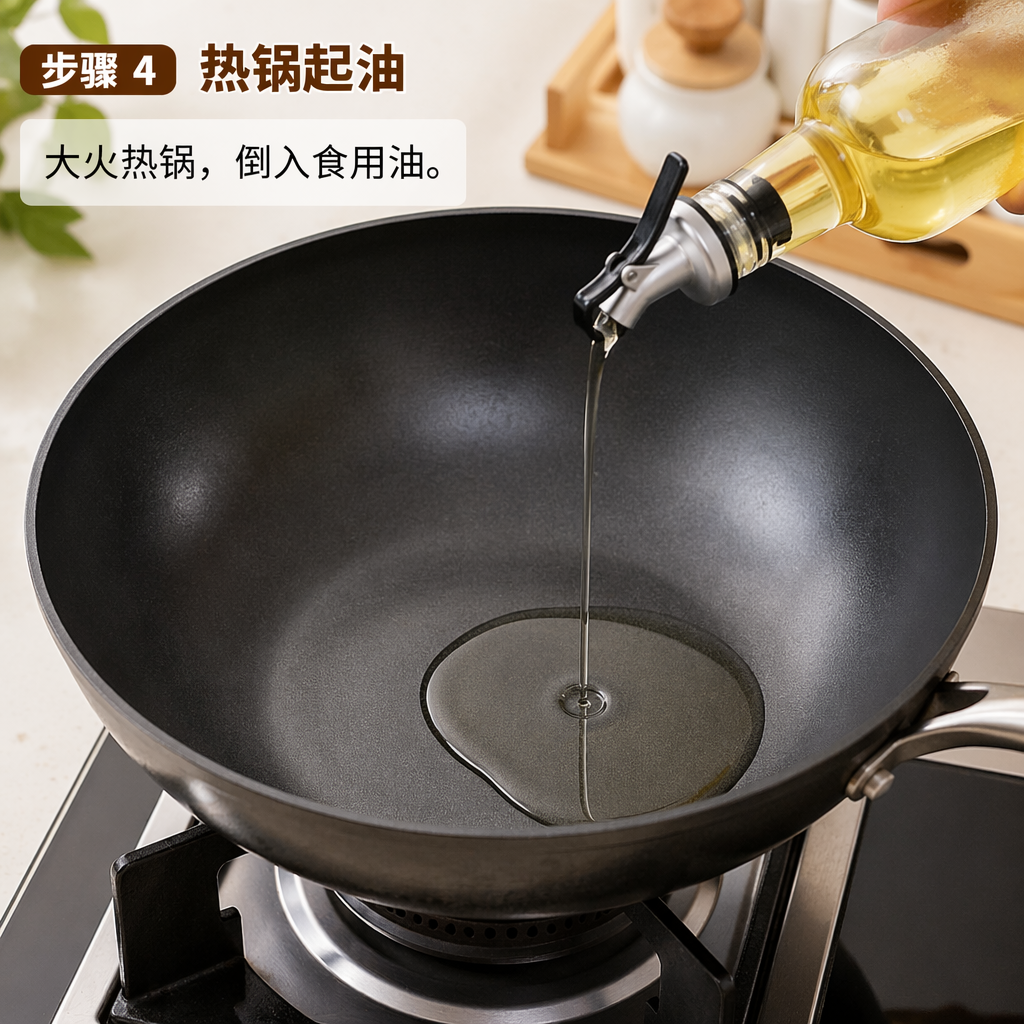 Step 4: Heat the Wok