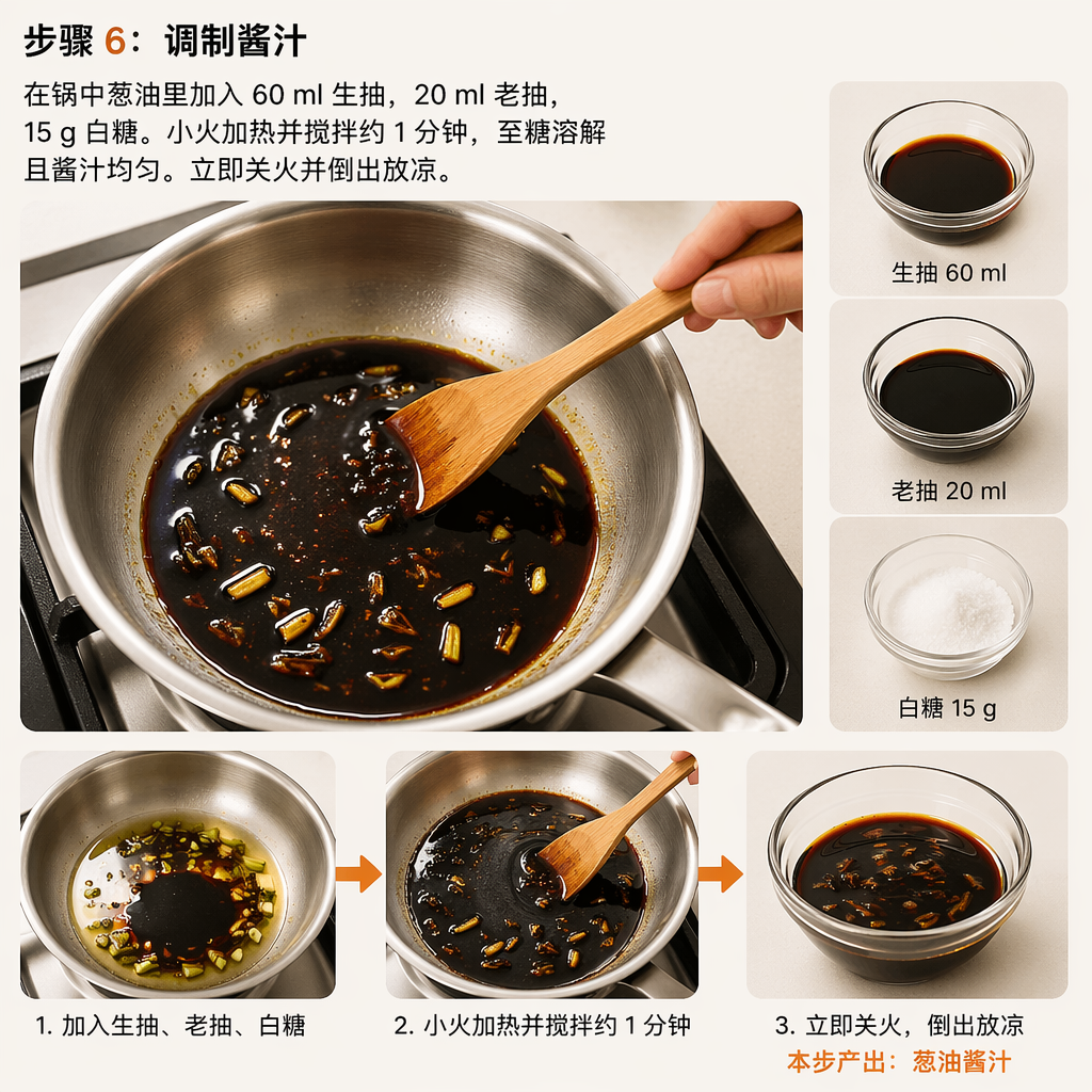 Step 6: Make the sauce