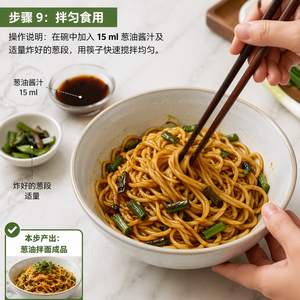 Step 9: Toss and serve