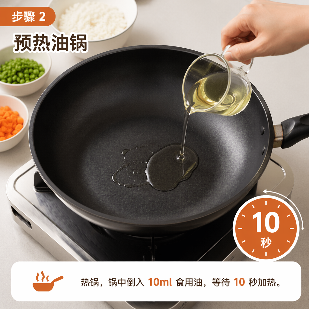 Step 2: Heat the Oil