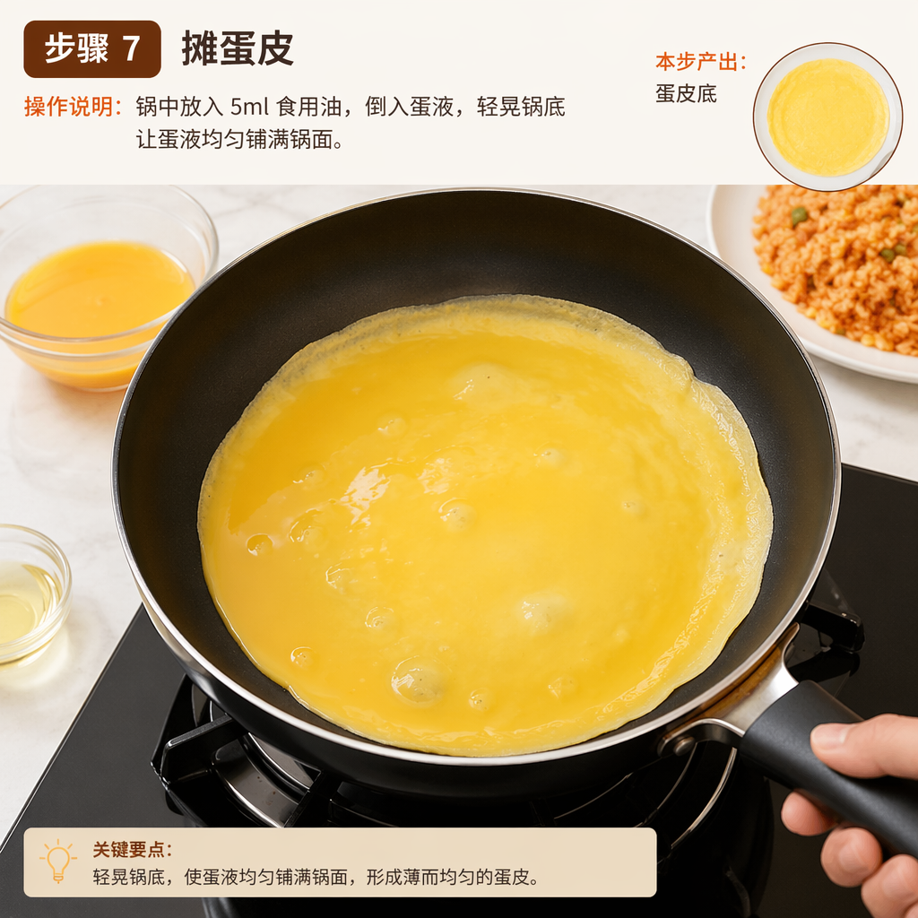 Step 7: Make the Omelette