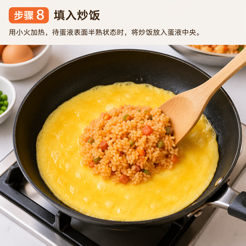 Step 8: Add the Fried Rice