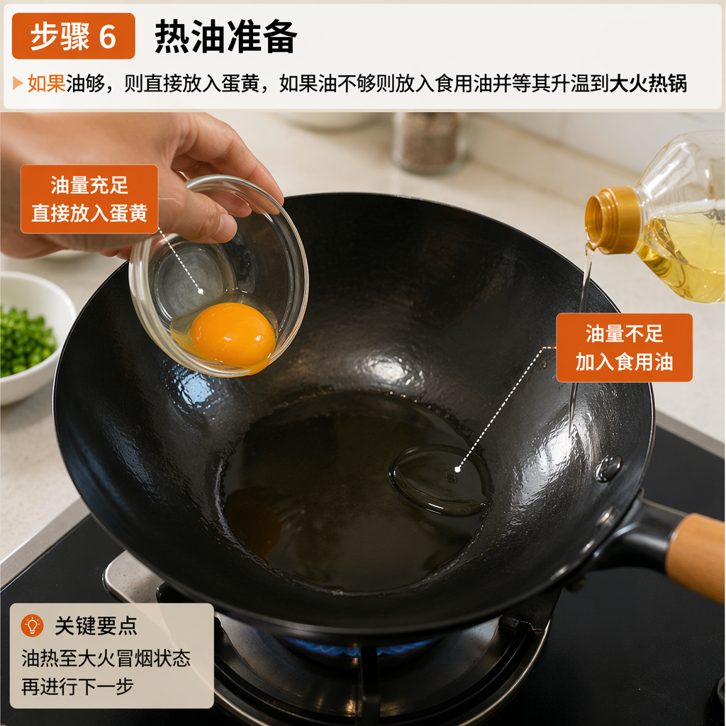 Step 6: Heat the Oil