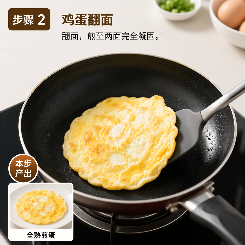 Step 2: Flip the Eggs