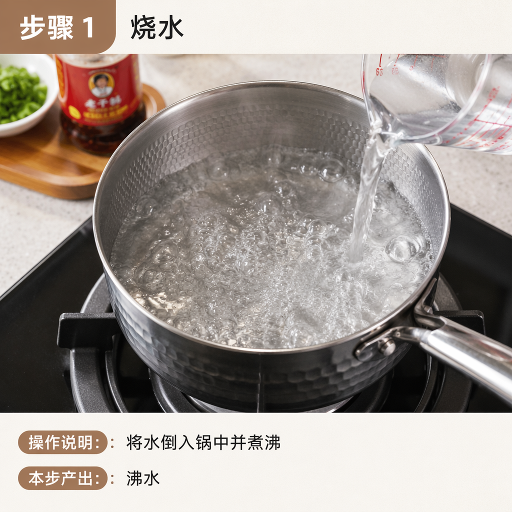 Step 1: Boil Water