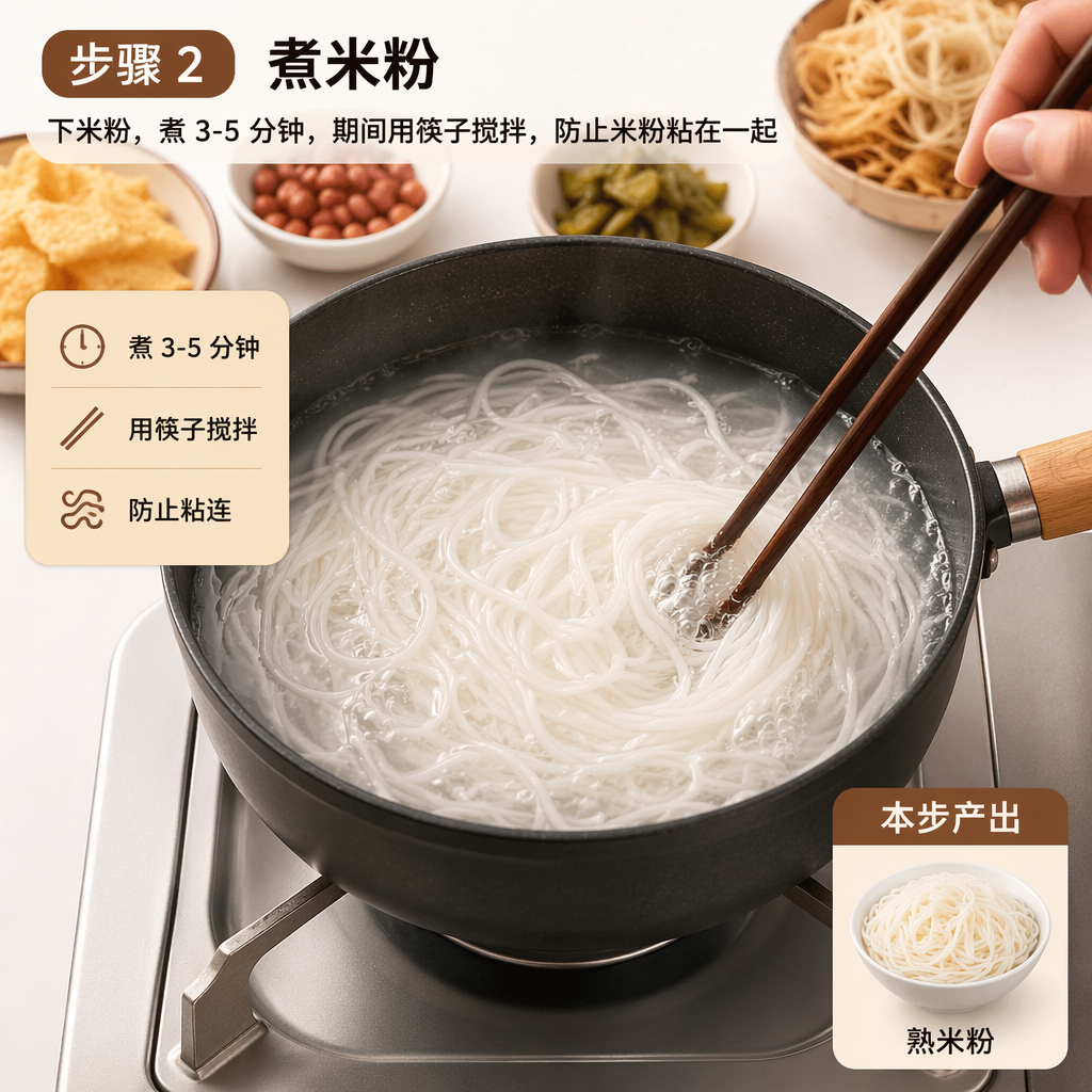 Step 2: Cook the Rice Noodles