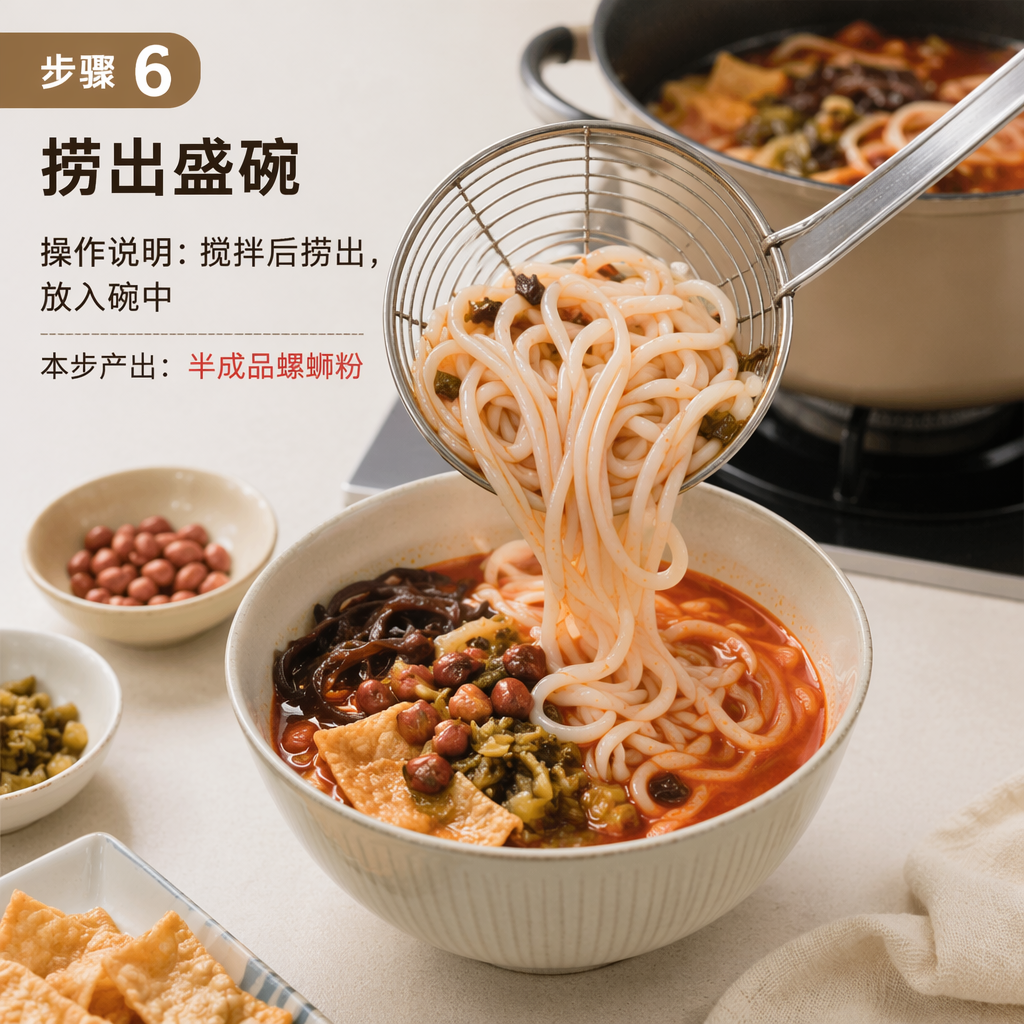 Step 6: Strain and Serve