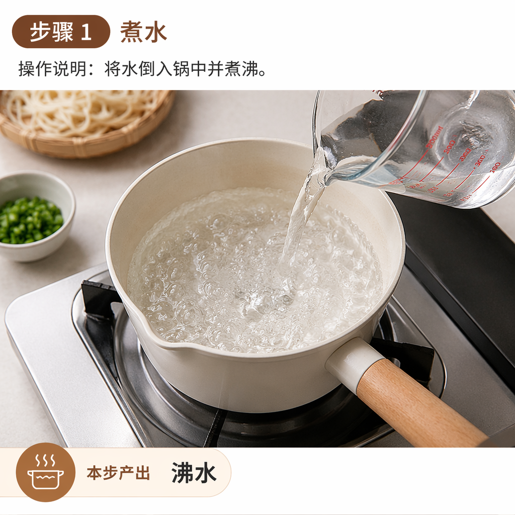 Step 1: Boil the Water
