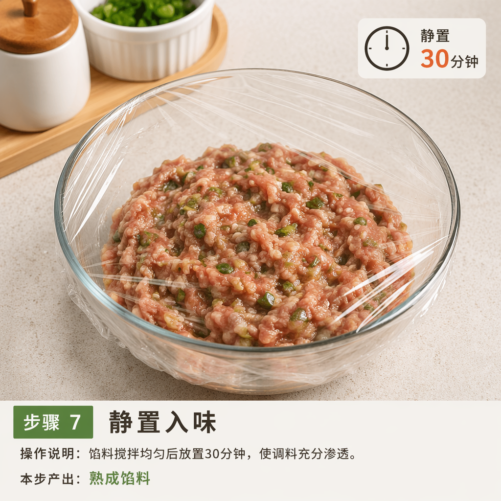 Step 7: Let the Filling Marinate